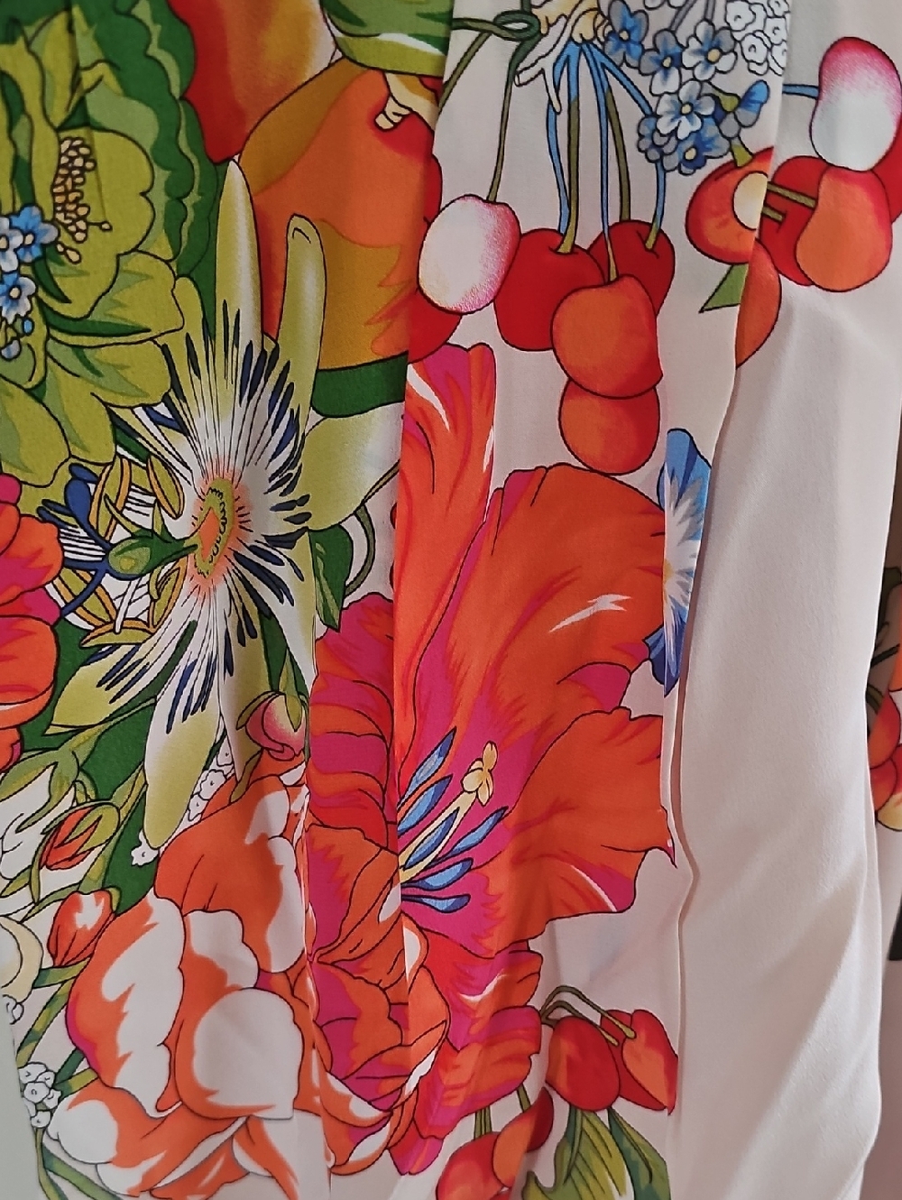 Yoana Baraschi Silk Floral Dress Size M Sleeveless Bright Spring Summer - Picture 2 of 7